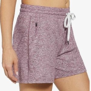 Pacific Trail Women's Eggplant Heather adjustable shorts size Medium